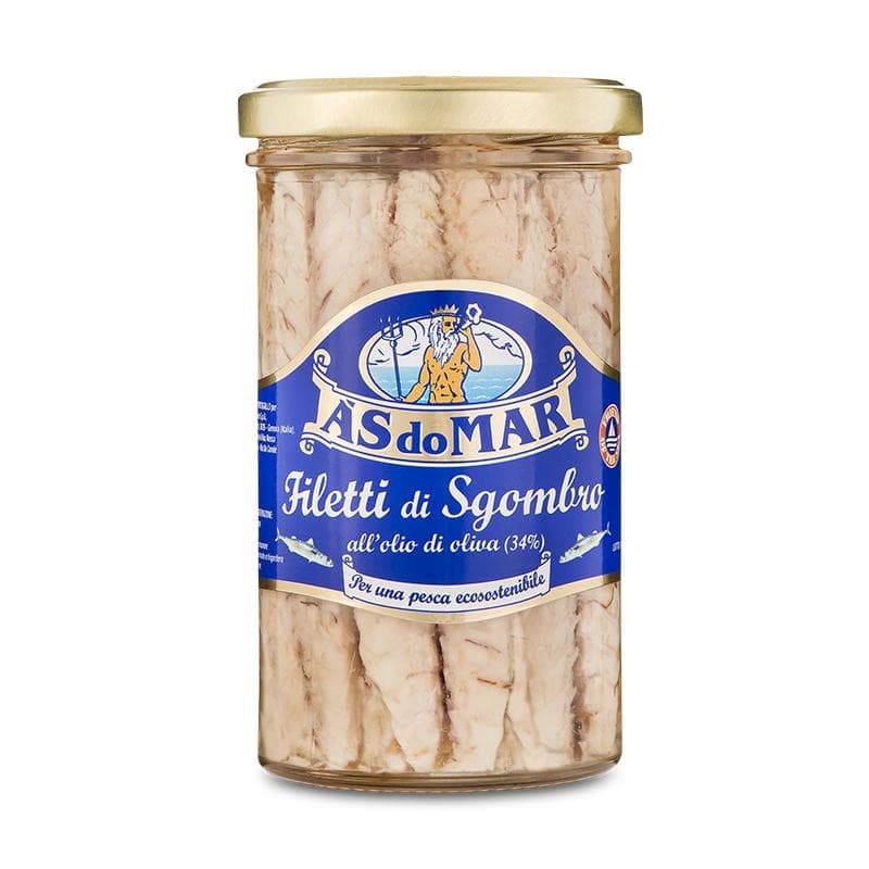 Filetti di sgombro all'olio di oliva 150 g Asdomar in offerta da Bennet