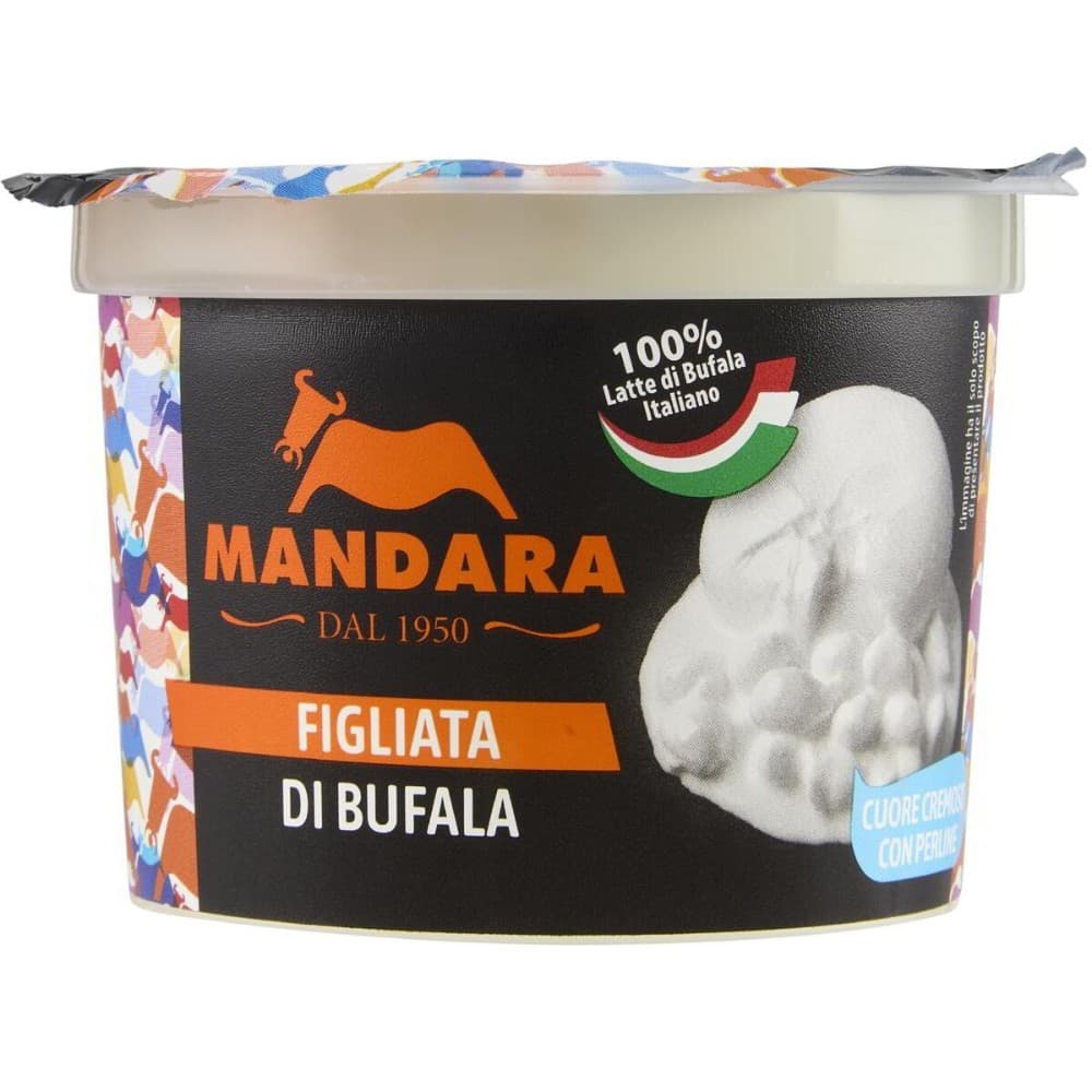 Figliata di latte di bufala Mandara, 150 g – Il Gigante
