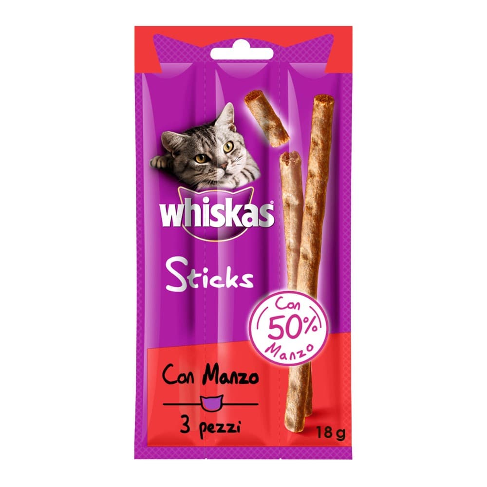 Whiskas Stick 18 g in offerta da Risparmio Casa