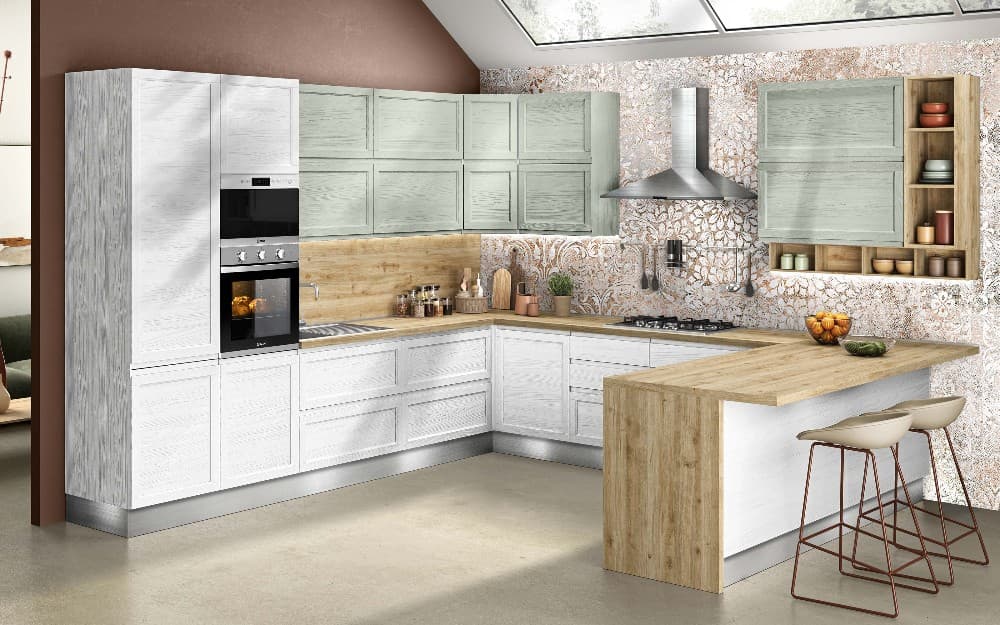 Gloria cucina componibile Avorio – Mondo Convenienza