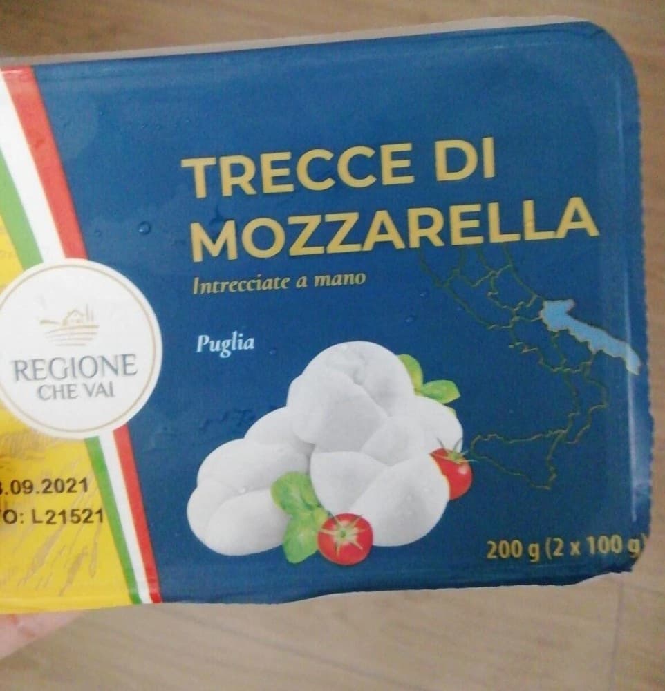 Regione che vai treccia di mozzarella, 2 x 100 g – ALDI