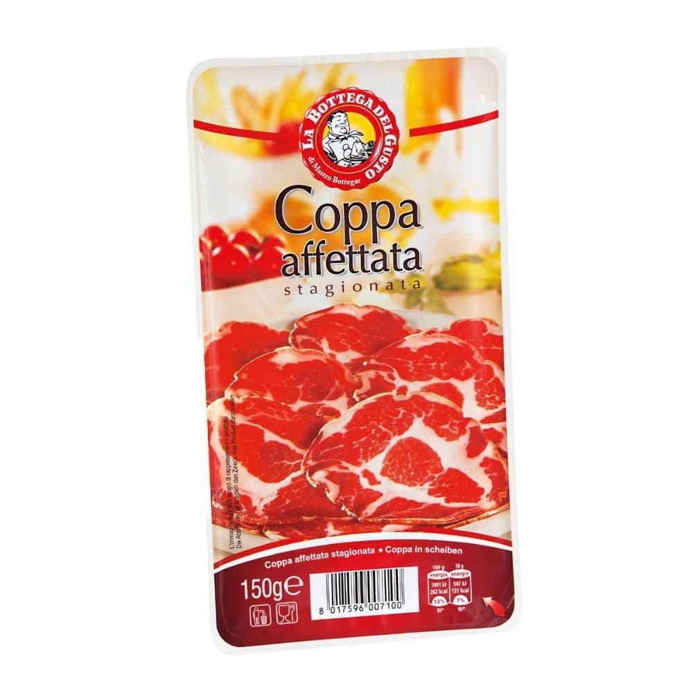 Coppa affettata stagionata 120 g in offerta da Eurospin