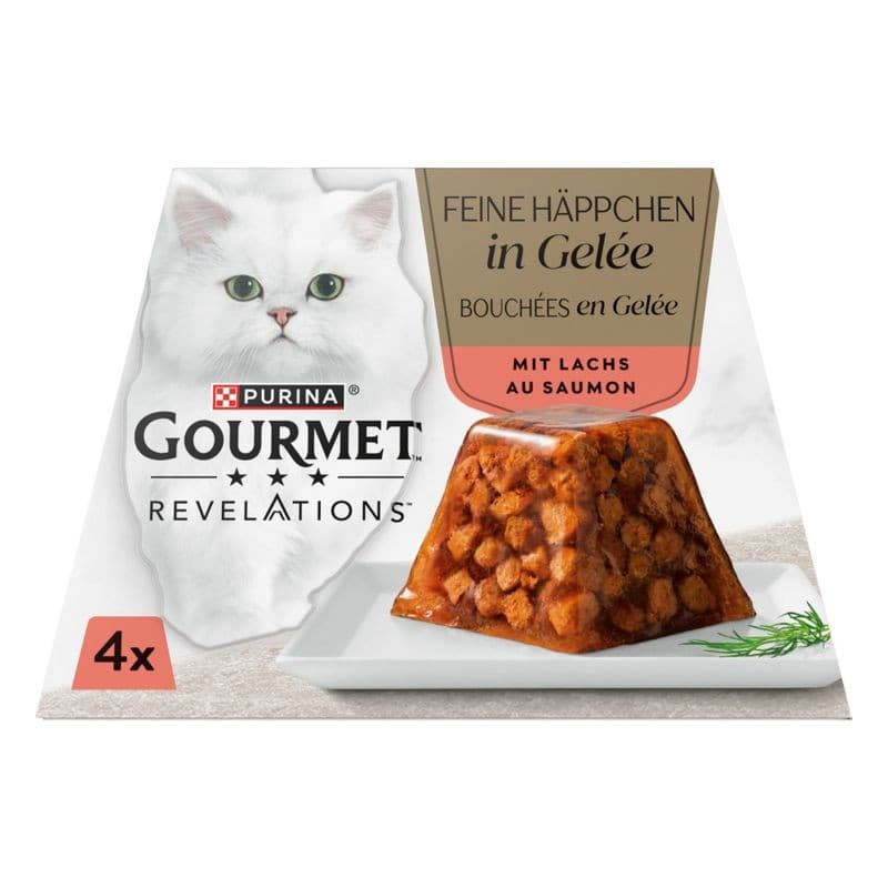 Alimento umido per gatti Gourmet Revelations 57 g x 4 Purina in offerta da Iper La grande i