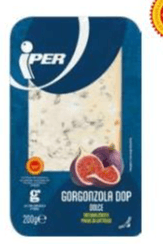 Gorgonzola DOP dolce 200 g Iper in offerta da Iper La grande i