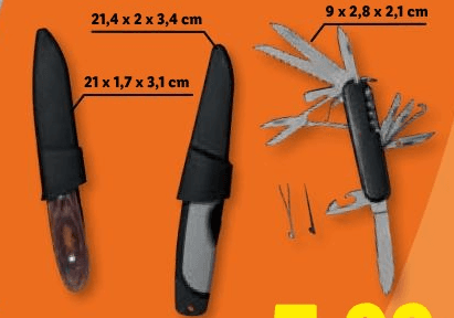 Crivit coltello o coltellino tascabile in offerta da Lidl