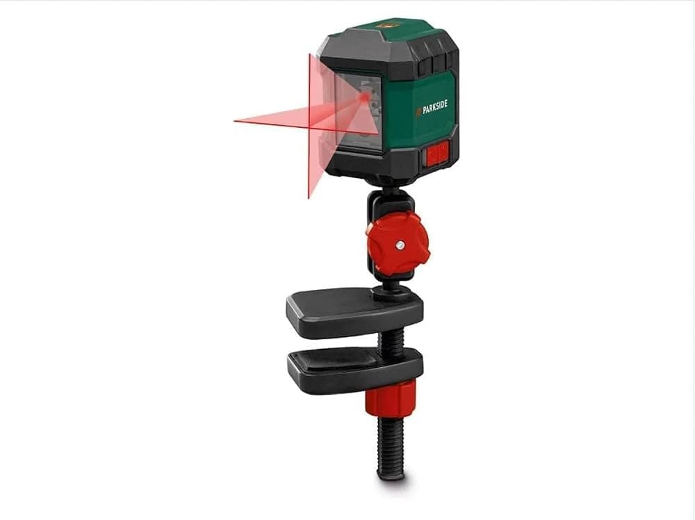 PARKSIDE misuratore di distanza laser o livella laser a croce con morsetto – Lidl