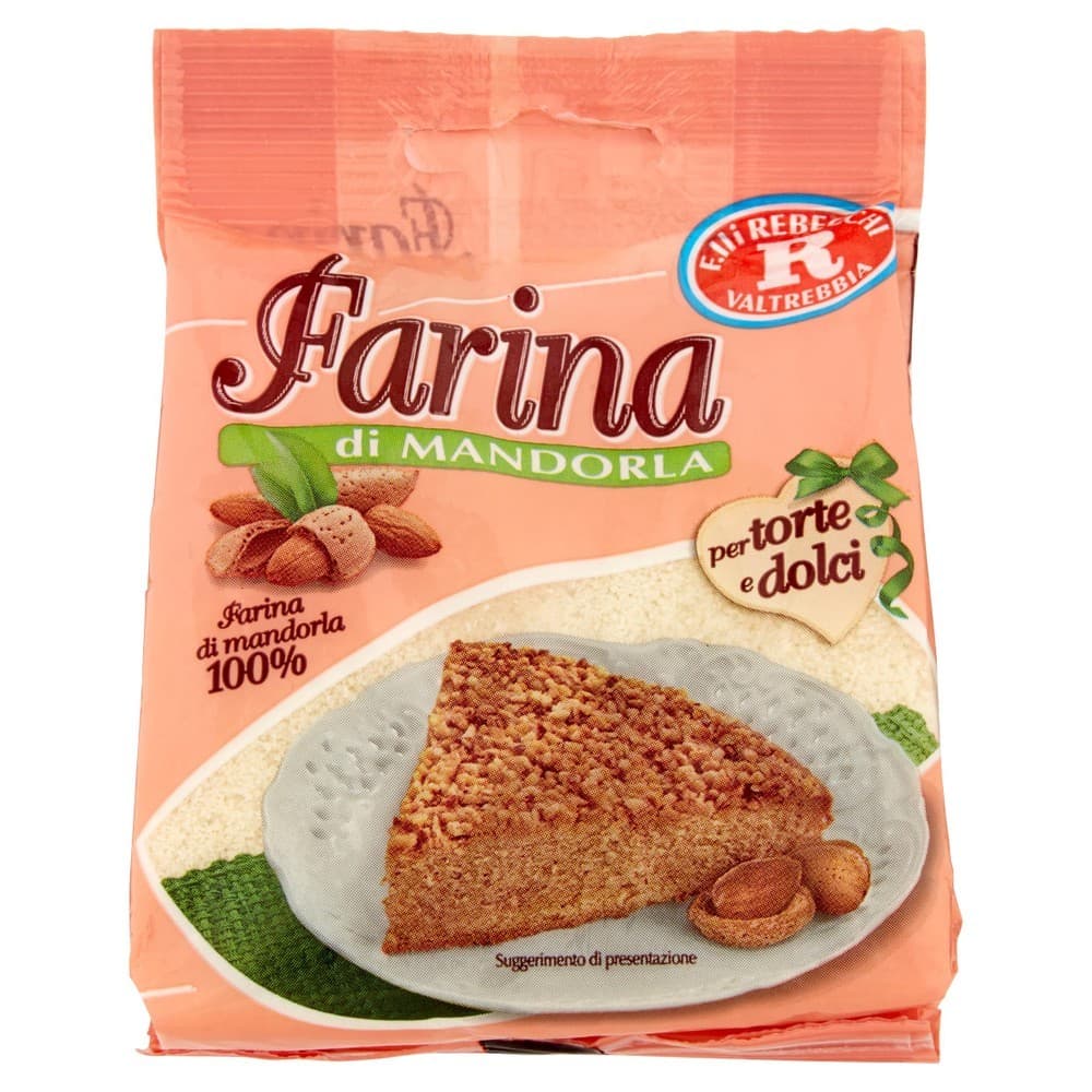 Farina di mandorle o nocciole F.lli Rebecchi Valtrebbia, 100 g – Bennet