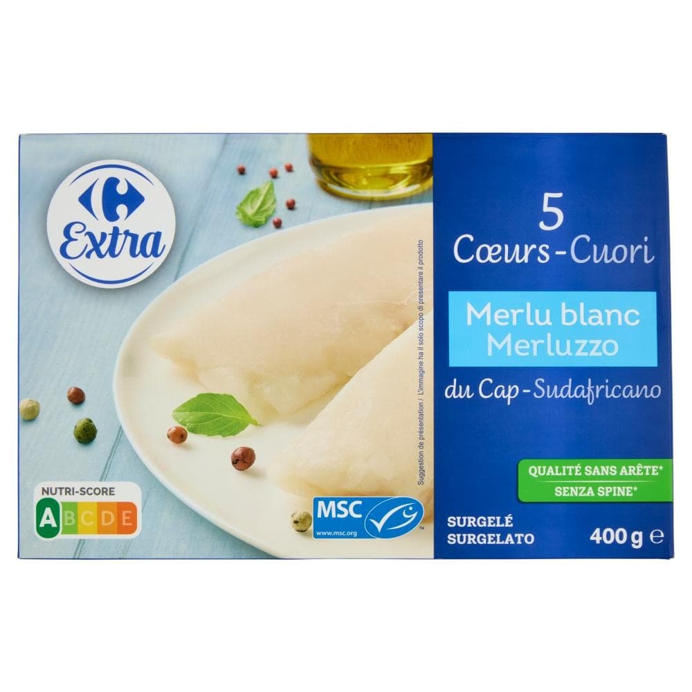 Cuori di Merluzzo Carrefour, 400 g – Carrefour