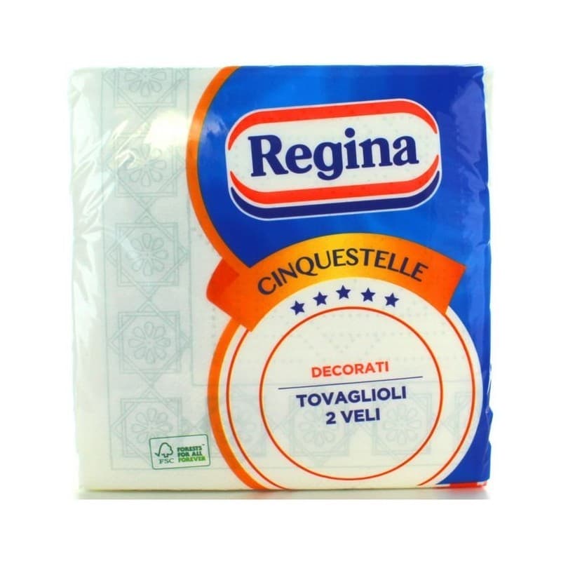 Tovaglioli decorati 5 Stelle Regina, 43 pezzi – Carrefour