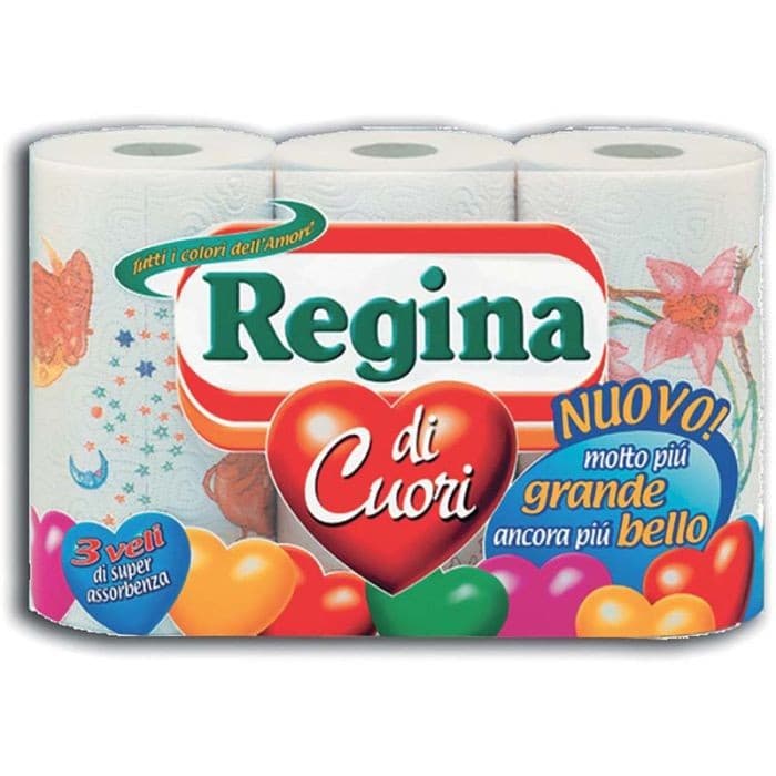 Carta casa Regina di Cuori, 3 pz – Penny