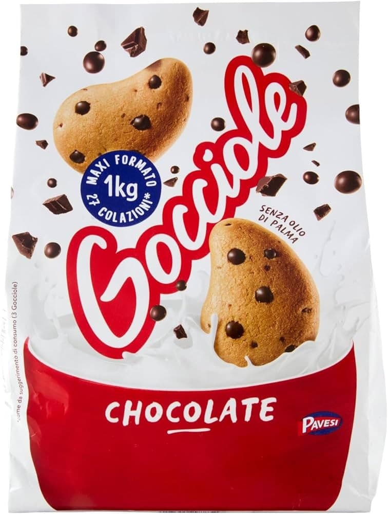 Frollini con gocce di cioccolato, 1 kg – Eurospin