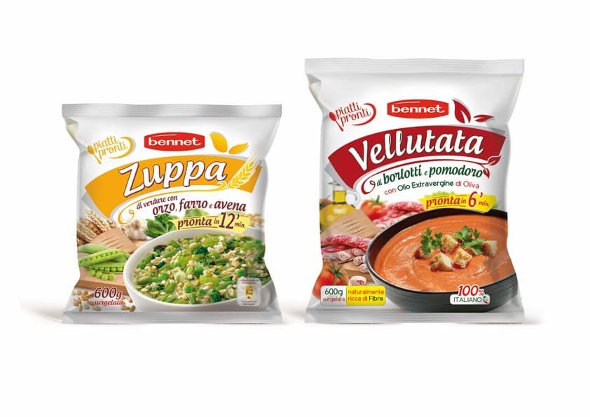 Zuppa legumi e cereali surgelata, 600 g Bennet – Bennet