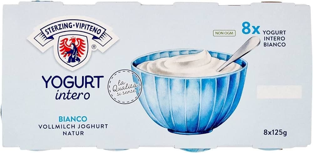 Yogurt intero bianco Sterzing Vipiteno 8 x 125 g in offerta da Bennet