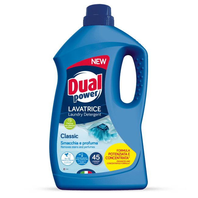 Dual Power detersivo liquido per lavatrice, 45 lavaggi – Iper La grande i