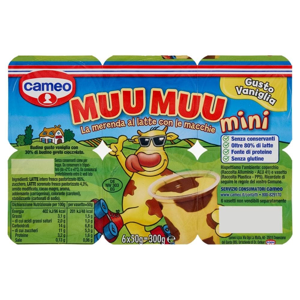 Mini "Muu Muu" Cameo, 50 g x 6 – Panorama