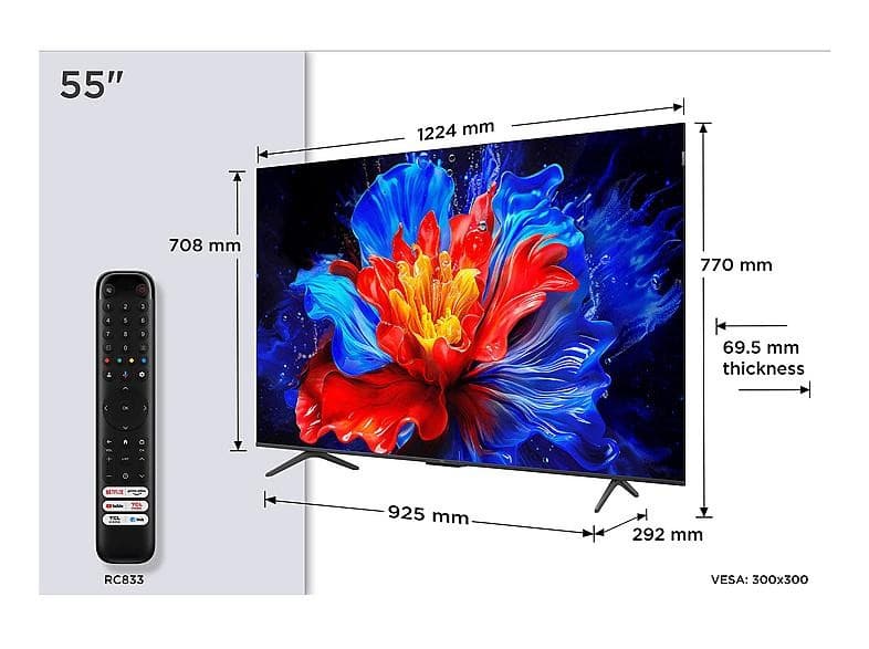Q-LED Smart 55P89K, 55" TCL – Euronics