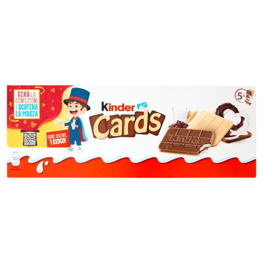 Kinder Cards Conf. 5 pz, 128 g in offerta da Carrefour
