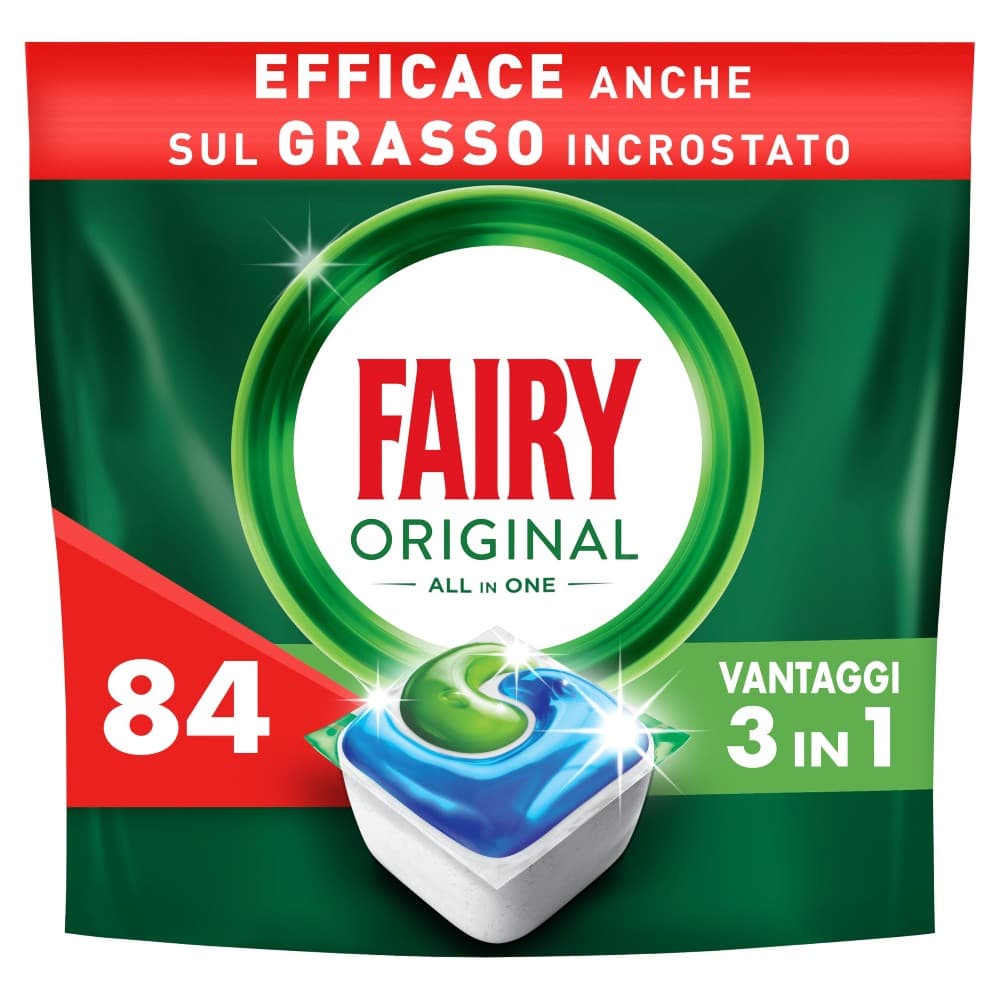 Detersivo lavastoviglie Fairy, 84 lavaggi – Il Gigante