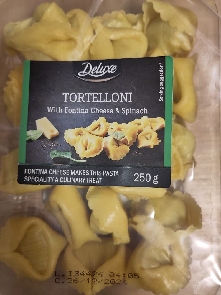Tortelloni con fontina e spinaci o Sacchettini al tartufo, 250 g Deluxe – Lidl