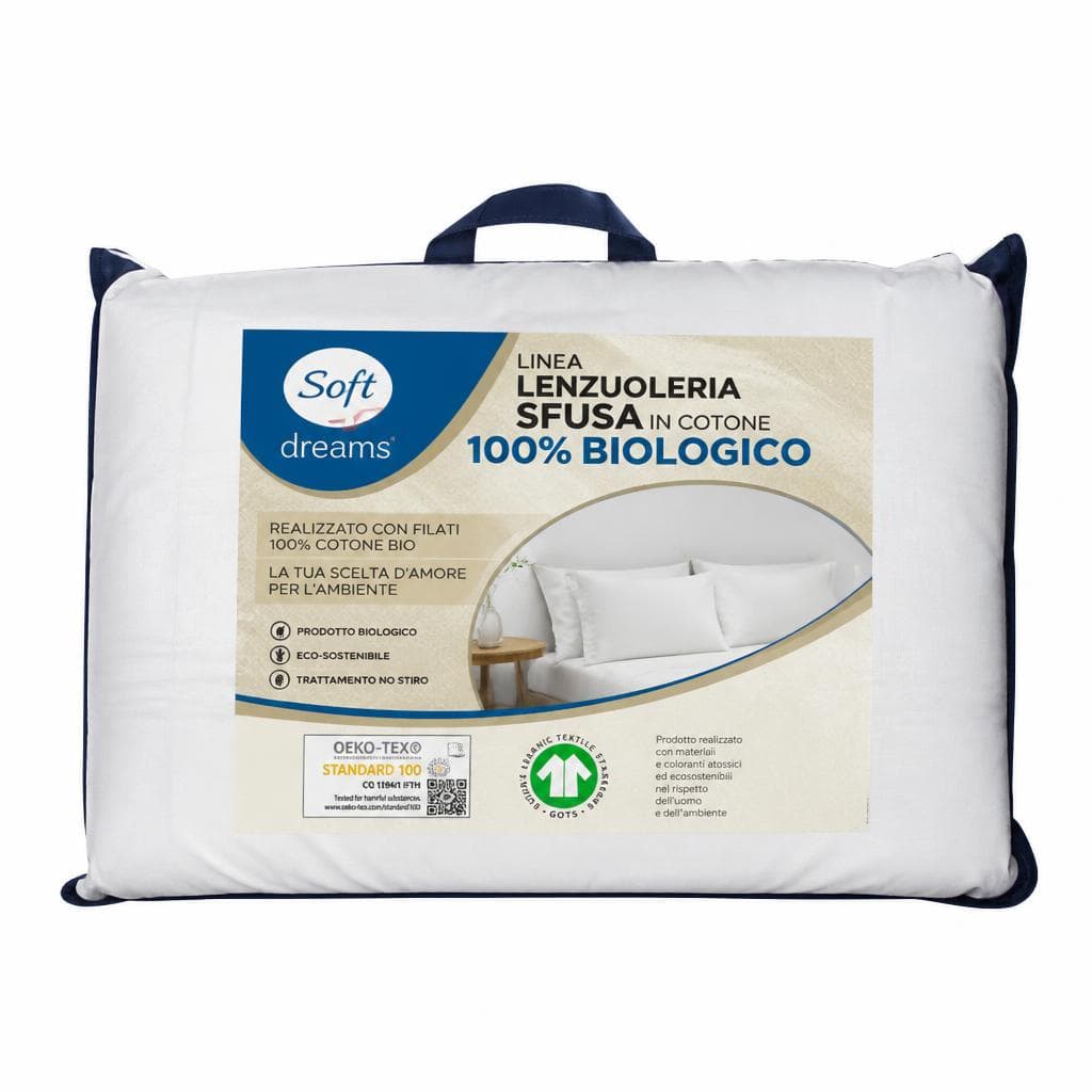 Lenzuoleria sfusa in cotone 100% biologico, 50x80 cm – Carrefour