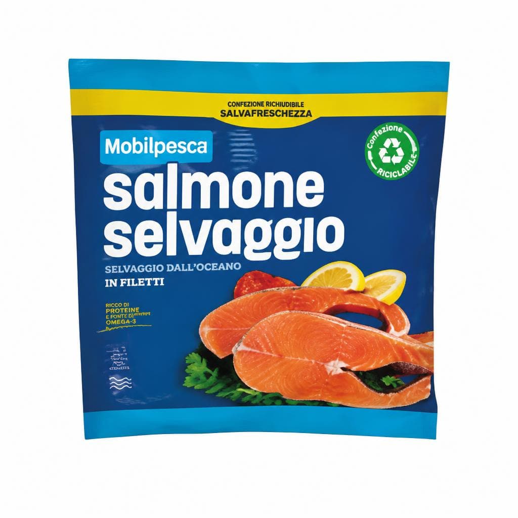 Tranci di salmone selvaggio Mobilepesca, 500 g – Esselunga
