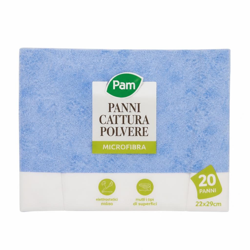 Panni cattura polvere 20 pezzi Pam in offerta da Panorama