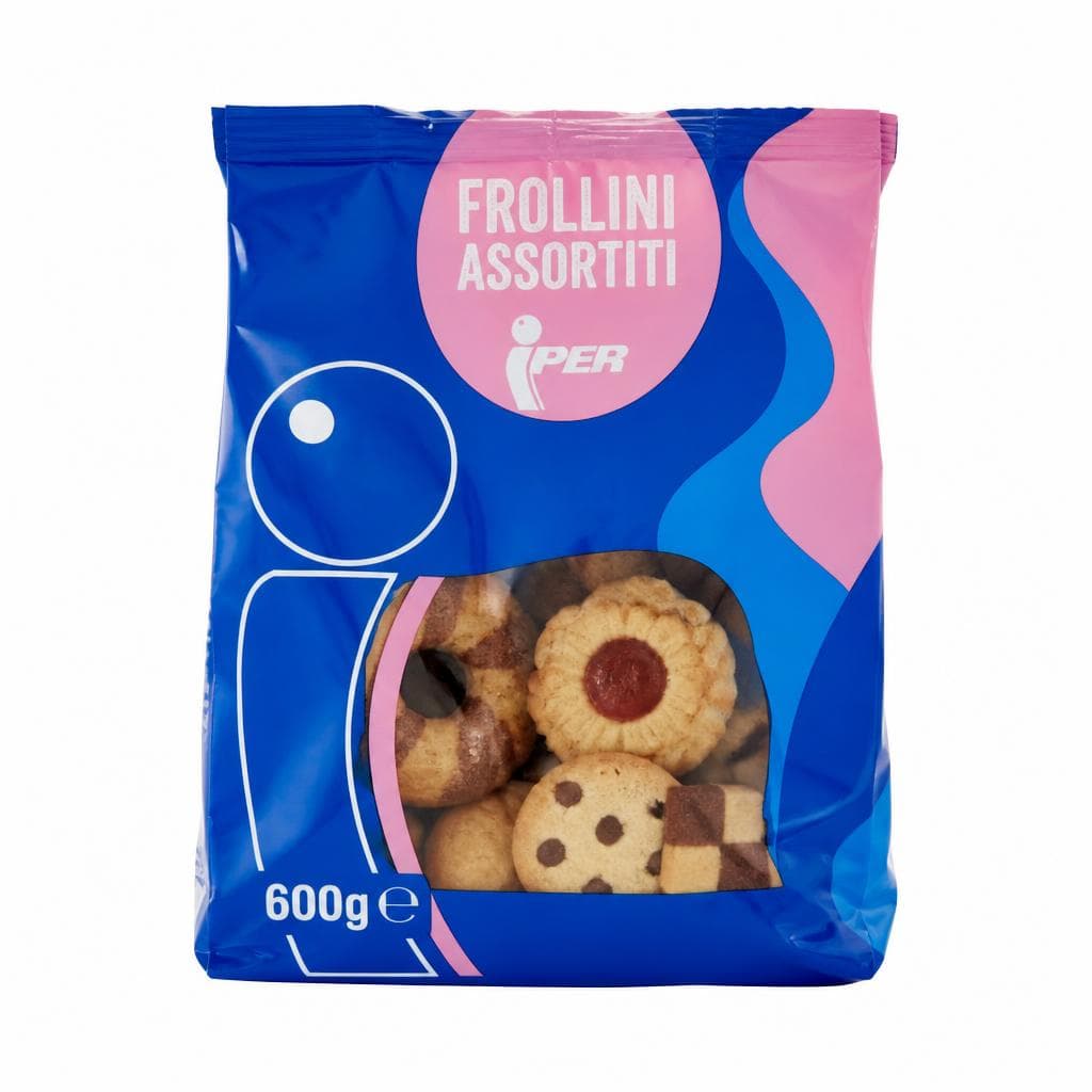 Frollini assortiti da 300 g a 500 g Iper in offerta da Iper La grande i