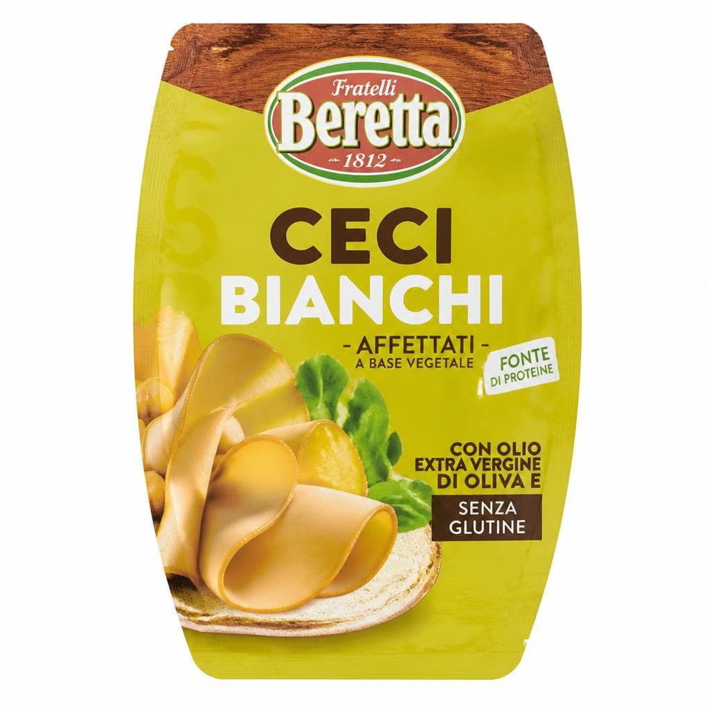 Gli affettati a base vegetale Ceci Bianchi Fratelli Beretta, g 85 – Bennet