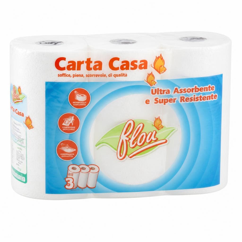 Flou carta casa 3 rotoli - 3 veli in offerta da MD