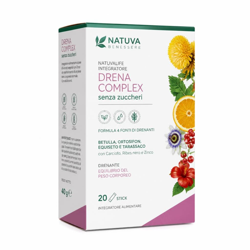 Natuvalife Integratore Drenante Drena Complex 20 stick in offerta da Risparmio Casa