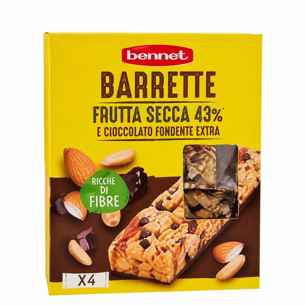 Barrette frutta secca Bennet, 120 g – Bennet