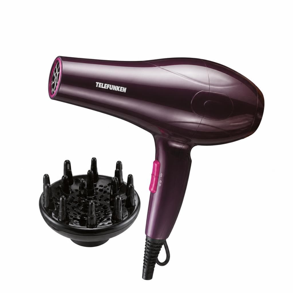 Asciugacapelli professionale con diffusore TELEFUNKEN – Risparmio Casa