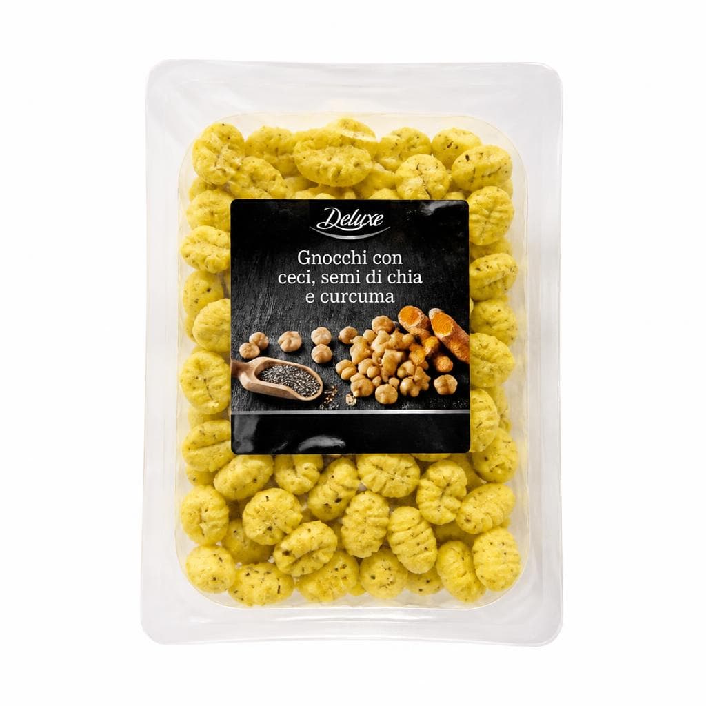 Gnocchi con ceci, semi di chia e curcuma, 400 g Deluxe – Lidl