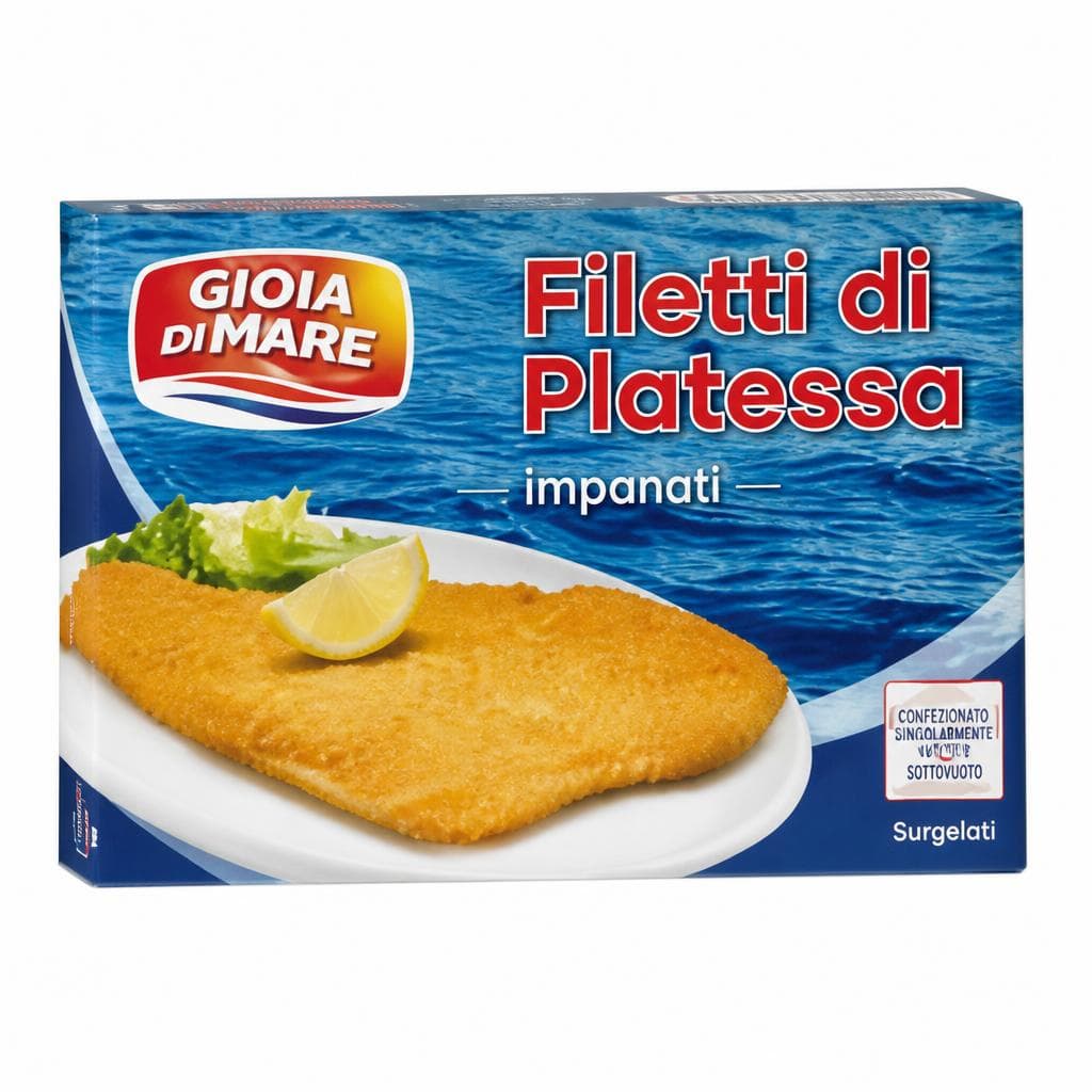 Gioia di Mare filetti di platessa impanati, 300 g – Dpiù