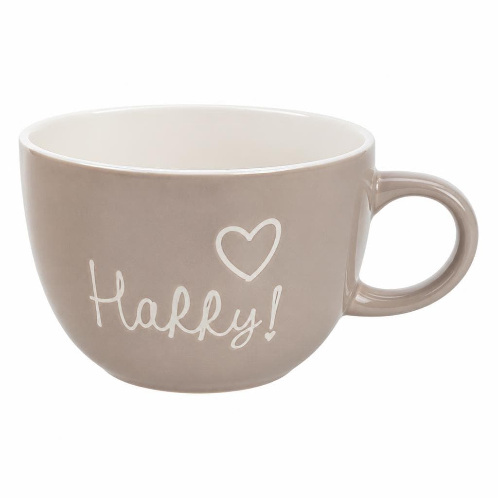 Happy Words tazza, 100 ml / 350 ml / 500 ml / 410 ml – Risparmio Casa