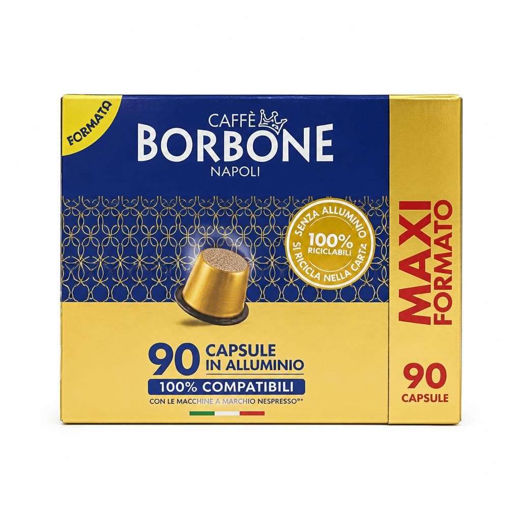 Borbone 90 Capsule in alluminio, 90 capsule – Expert