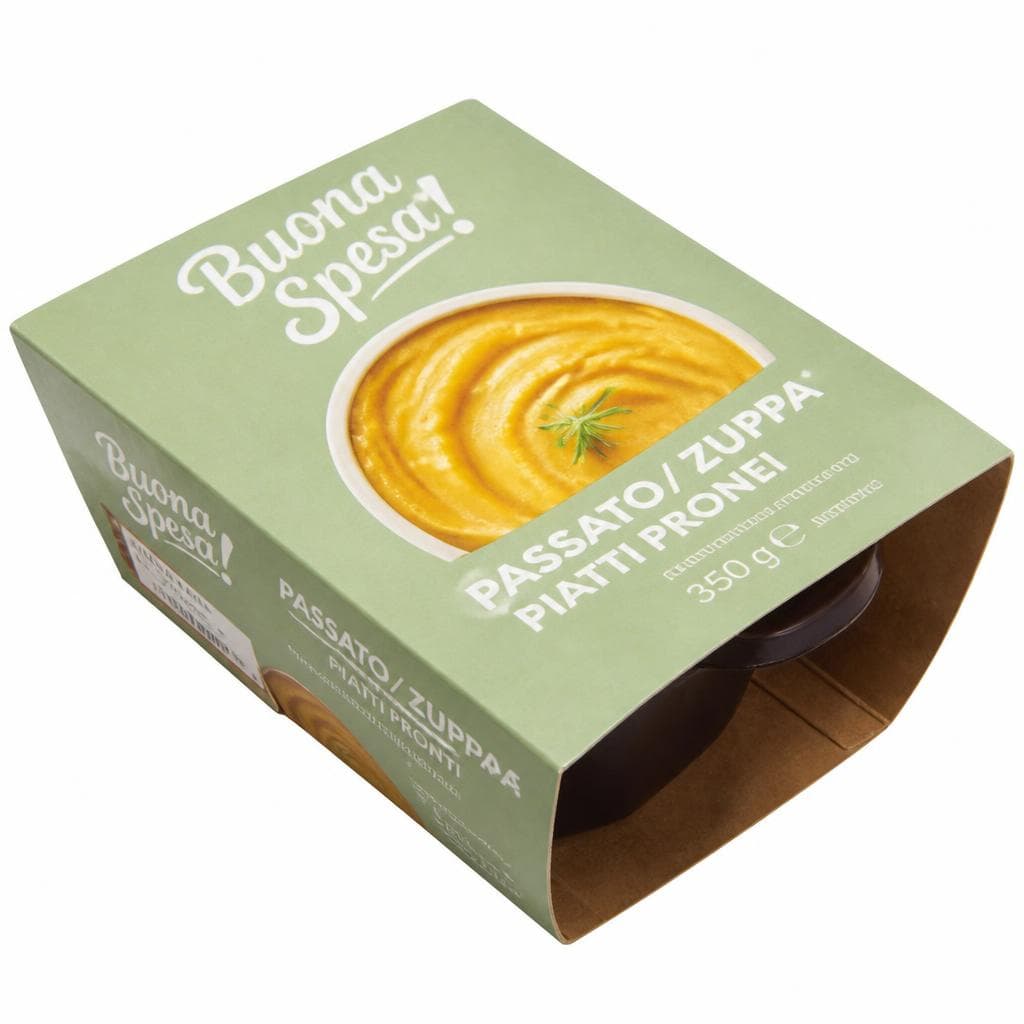 Passato/zuppa minestrone piatti pronti Buona Spesa! assortiti, g 350/g 420/g 620 – MD
