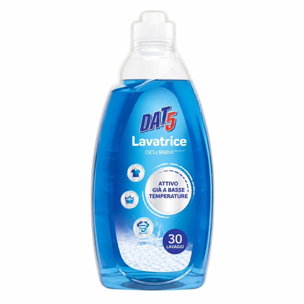 DAT5 detersivo lavatrice Cicli Brevi, 1520 ml – MD