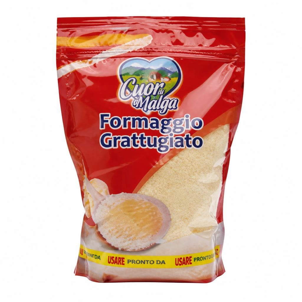 Cuor di Malga formaggio grattugiato, 500 g – Dpiù