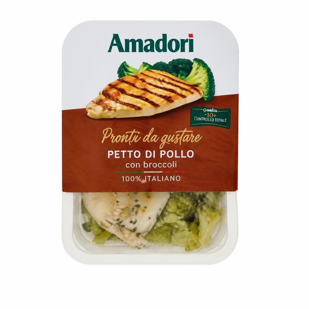 Petto di Pollo e Broccoli Amadori 250 g in offerta da Carrefour
