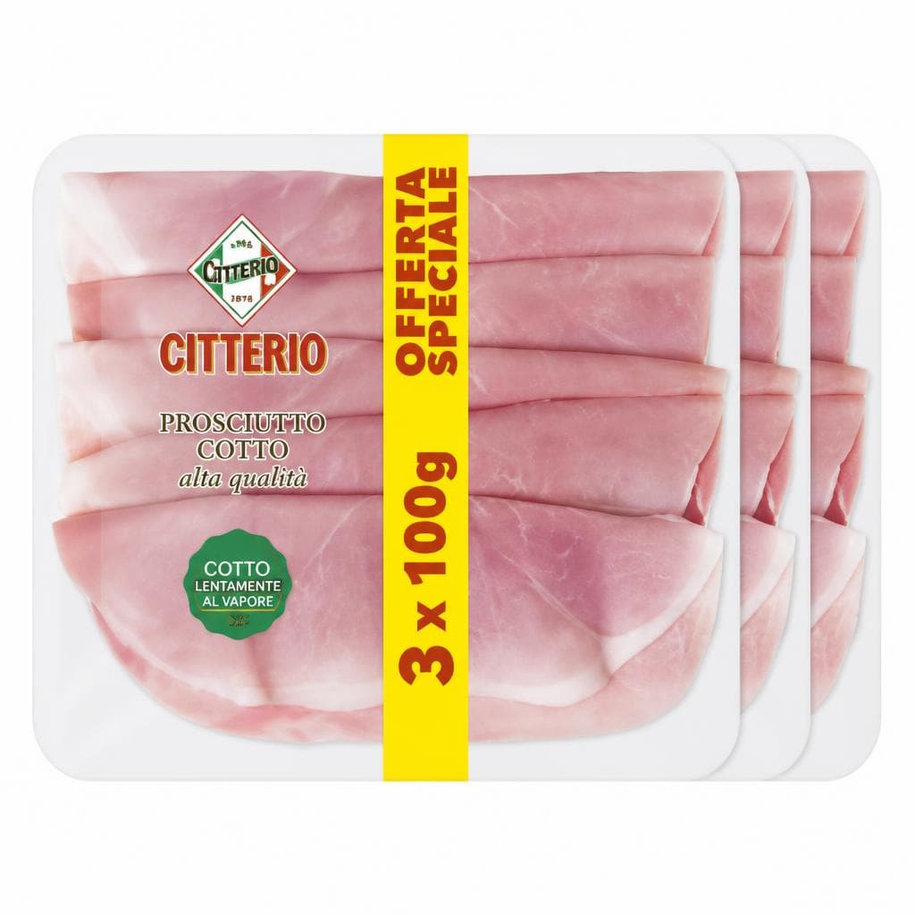Sofficette prosciutto cotto alta qualità Citterio, 3 pezzi 300 g – Carrefour