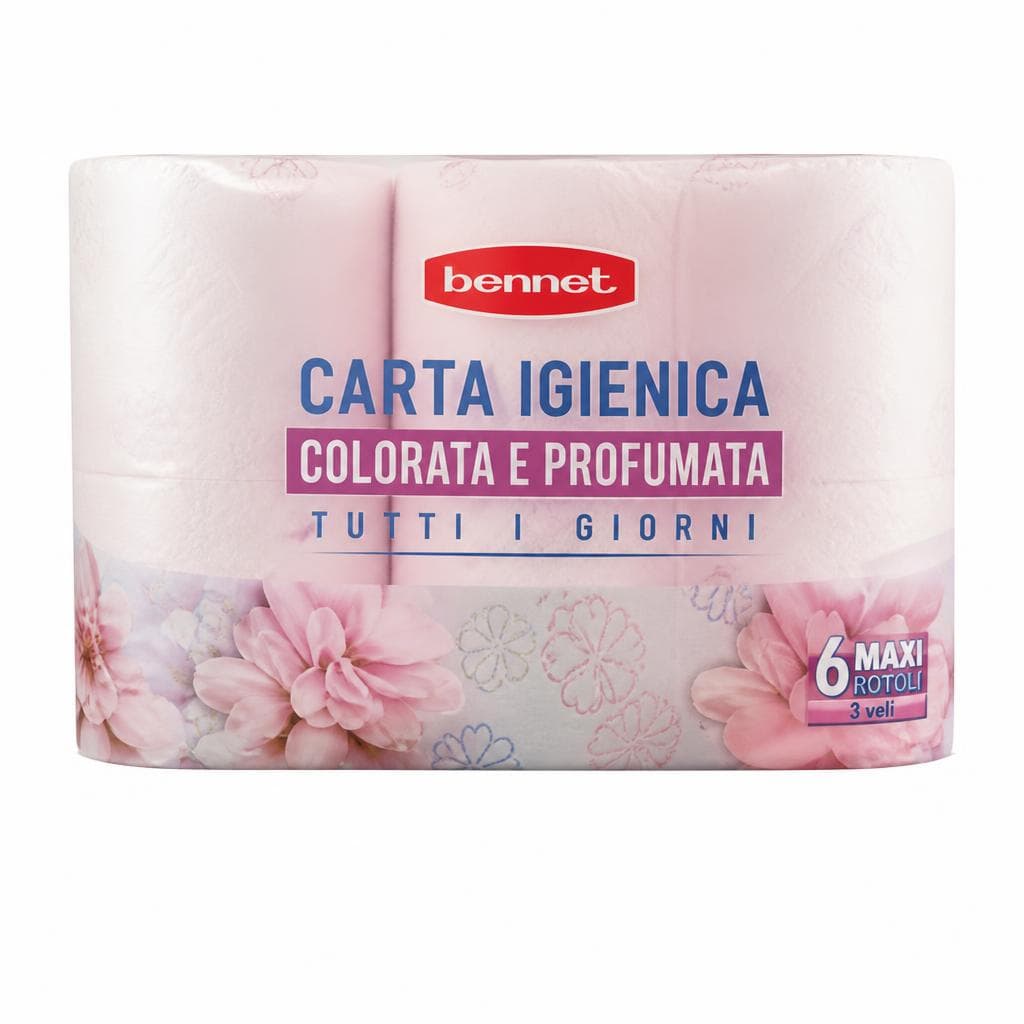 Carta igienica colorata e profumata Bennet, 6 rotoli – Bennet