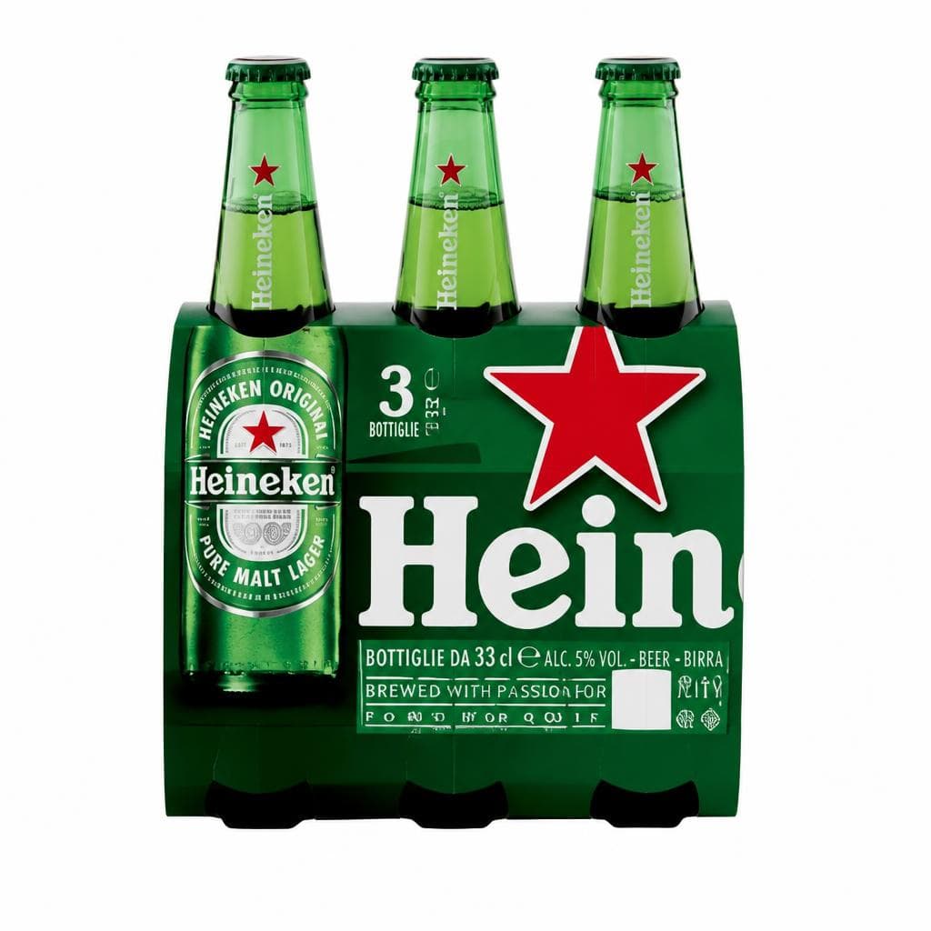 Birra Heineken, 3 x 330 ml (990 ml total) – Carrefour