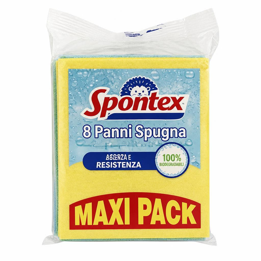 8 Panni Spugna o Set 3 spugne in microfibra SPONTEX – Iper La grande i