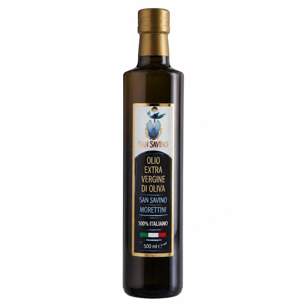 Olio extra vergine di oliva San Savino Morettini 100% italiano, 50 cl – Il Gigante