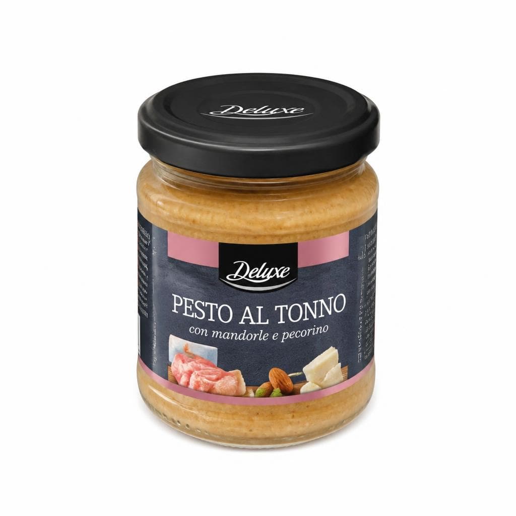 Pesto al tonno con mandorle e pecorino, 190 g Deluxe – Lidl
