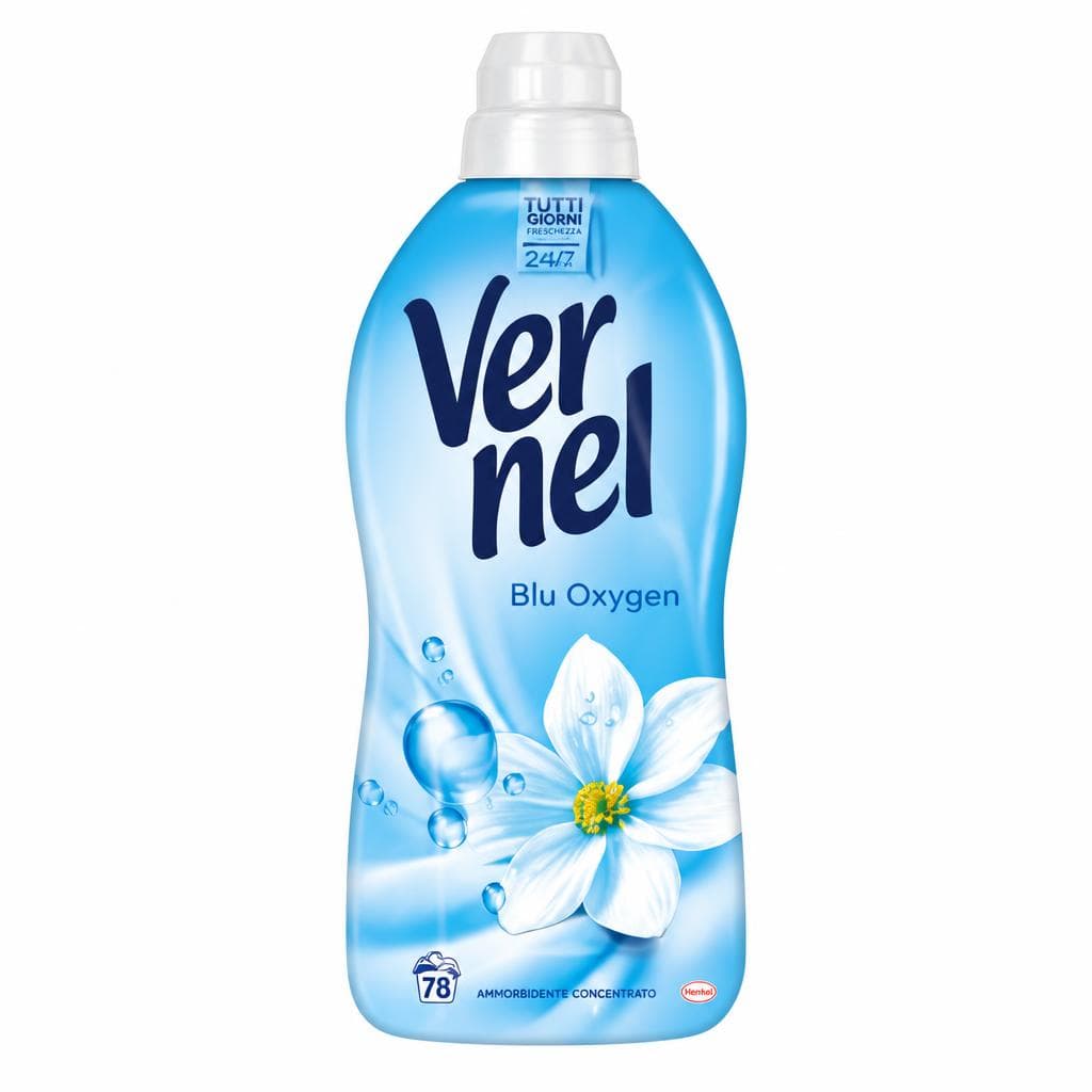 Ammorbidente concentrato per lavatrice Vernel Blu Oxygen 1,716 L in offerta da Bennet