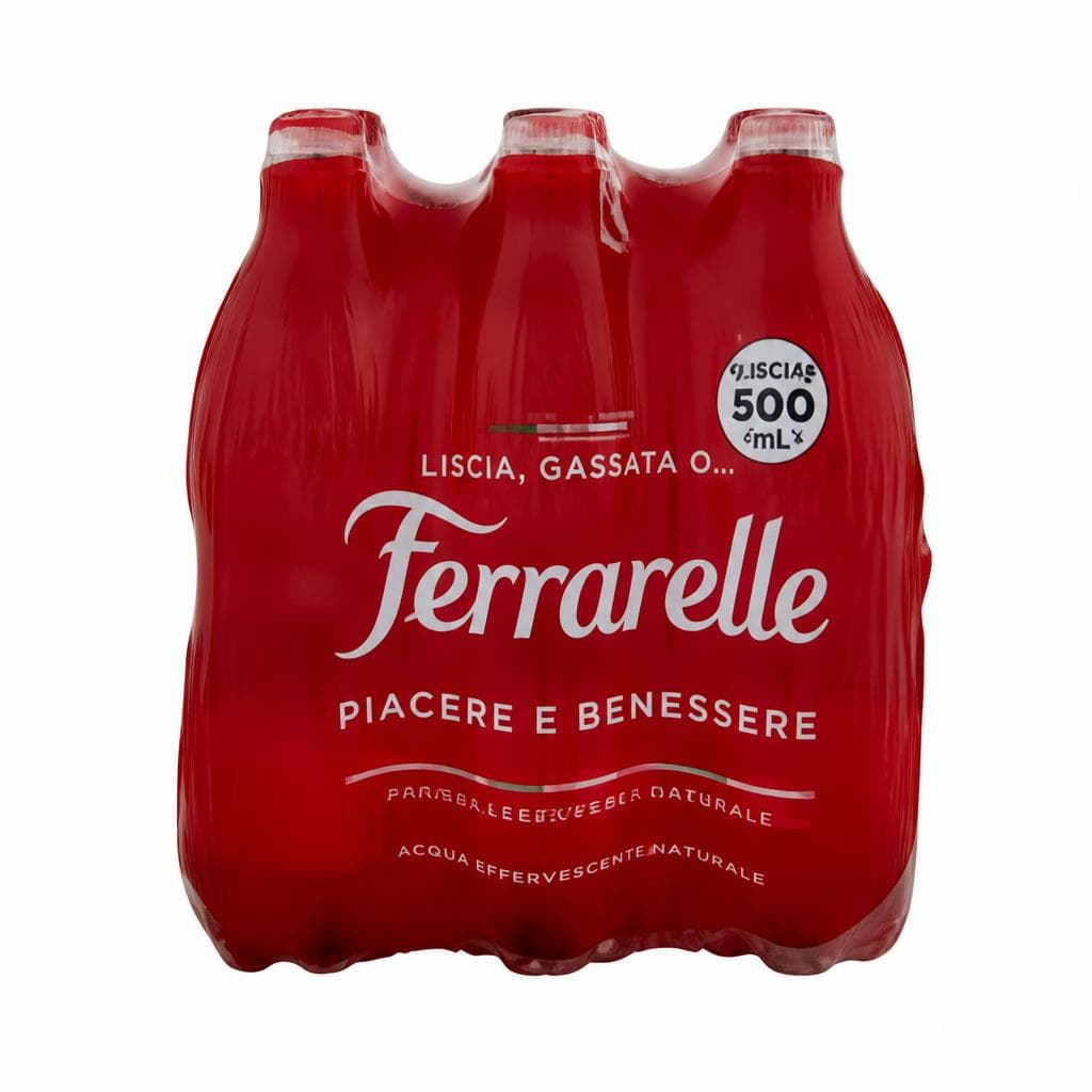 Acqua Effervescente Naturale Ferrarelle, 6 x 500 ml – Bennet
