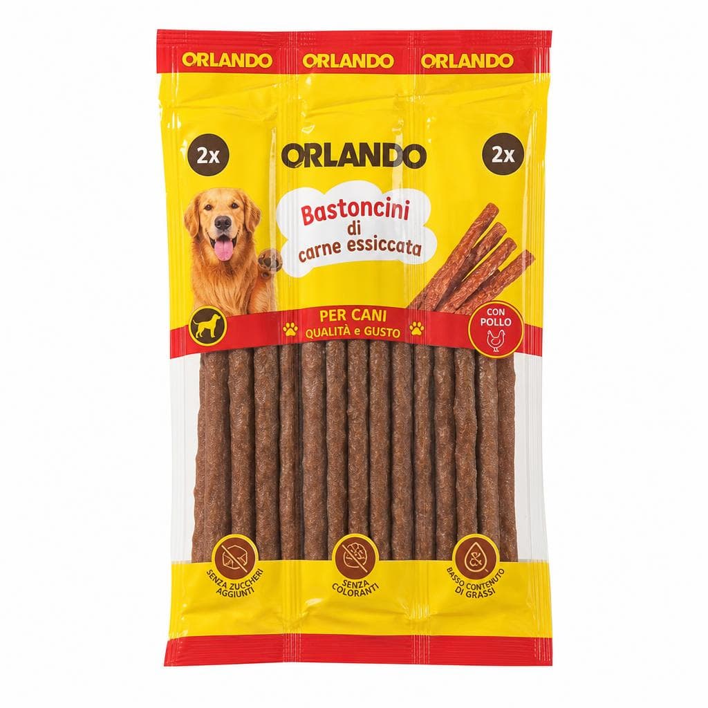 Orlando bastoncini di carne essiccata 176 g confezione in offerta da Lidl
