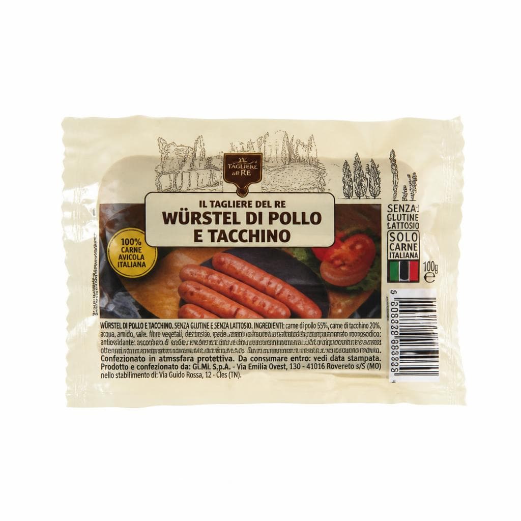 Il Tagliere del Re würstel di pollo e tacchino 100 g in offerta da ALDI